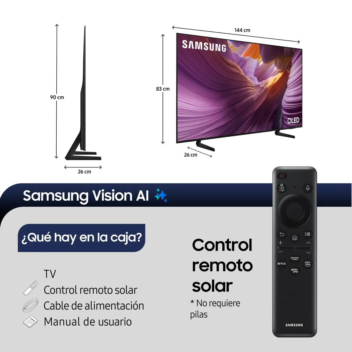 SAMSUNG - 65" OLED S85F 4K Vision AI Smart TV (2025)