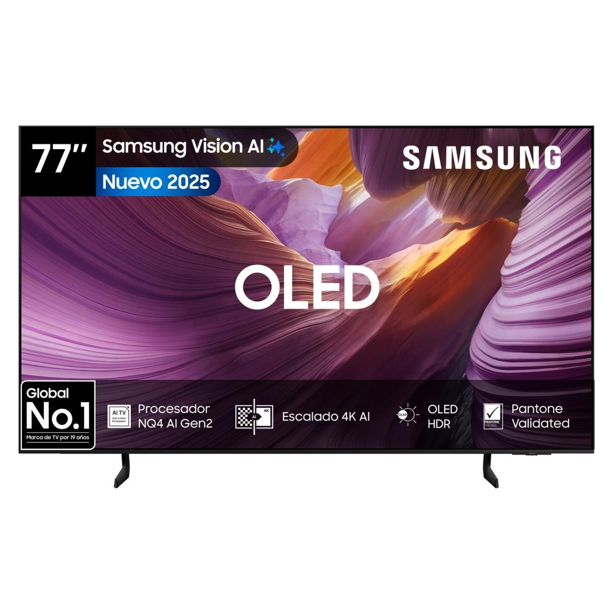 SAMSUNG - 77" OLED S85F 4K Vision AI Smart TV (2025)
