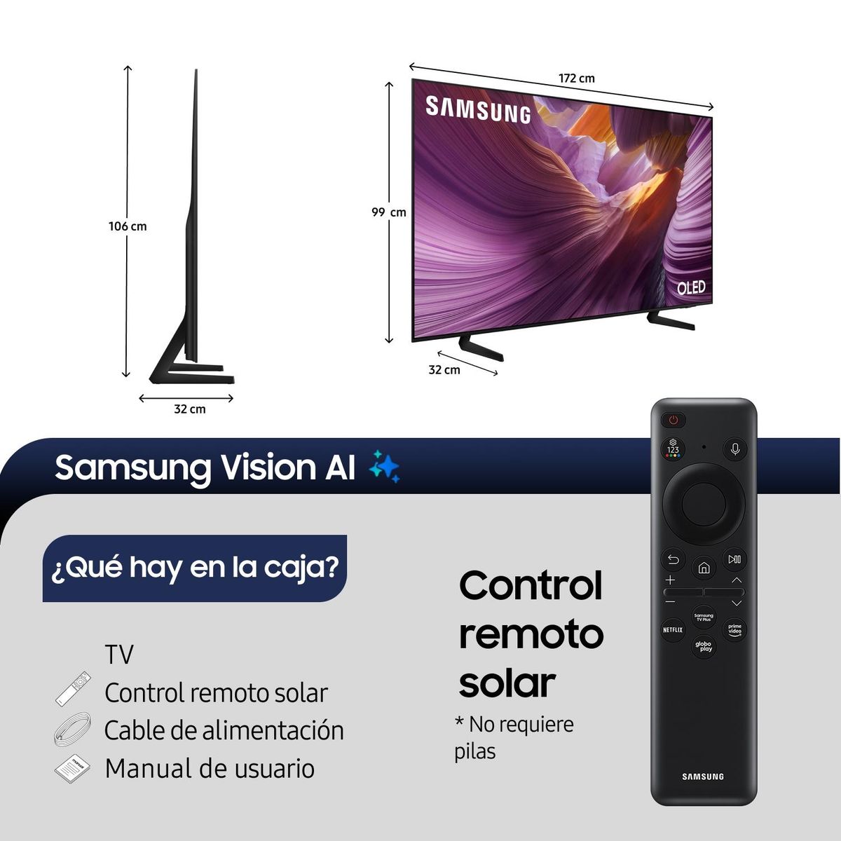 SAMSUNG - 77" OLED S85F 4K Vision AI Smart TV (2025)