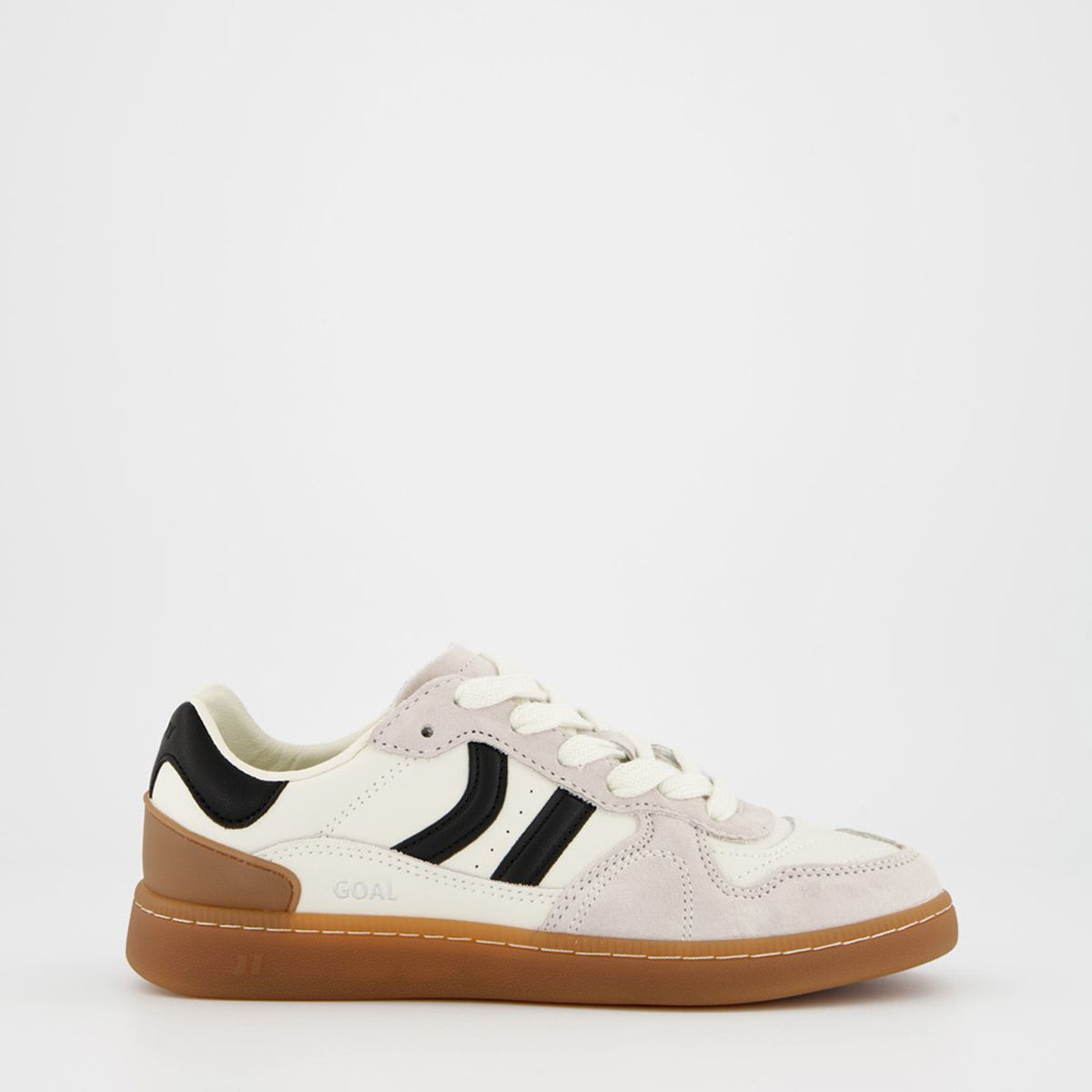 COOLWAY - Goal Whs Zapatilla Urbana Hombre Cuero Blanco Coolway