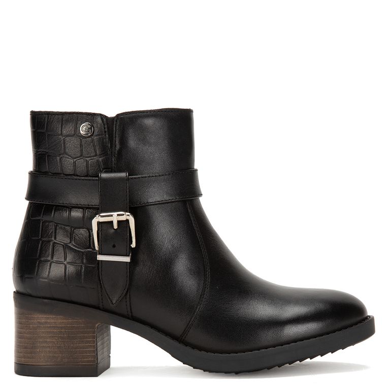 GACEL Robertina Botín Mujer Cuero Negro Gacel | Falabella Chile