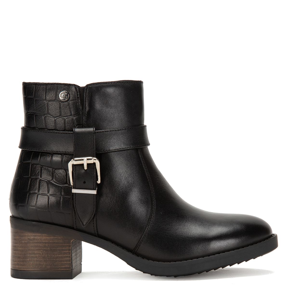 GACEL - Robertina Botín Mujer Cuero Negro Gacel