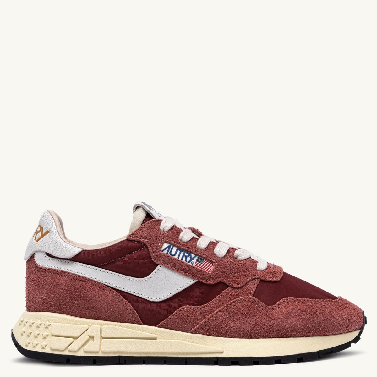 AUTRY - Zapatilla Urbana Mujer Burdeo Autry