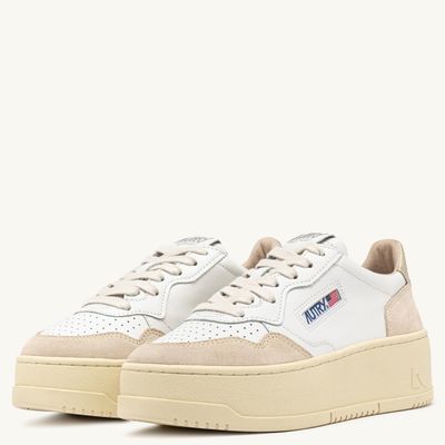 Imagen 2 del producto Zapatilla Urbana Mujer Cuero Beige