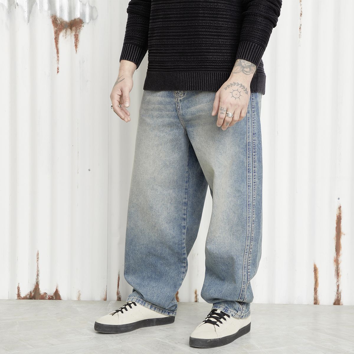 AMERICANINO - Jeans  Baggy Algodón Hombre Americanino