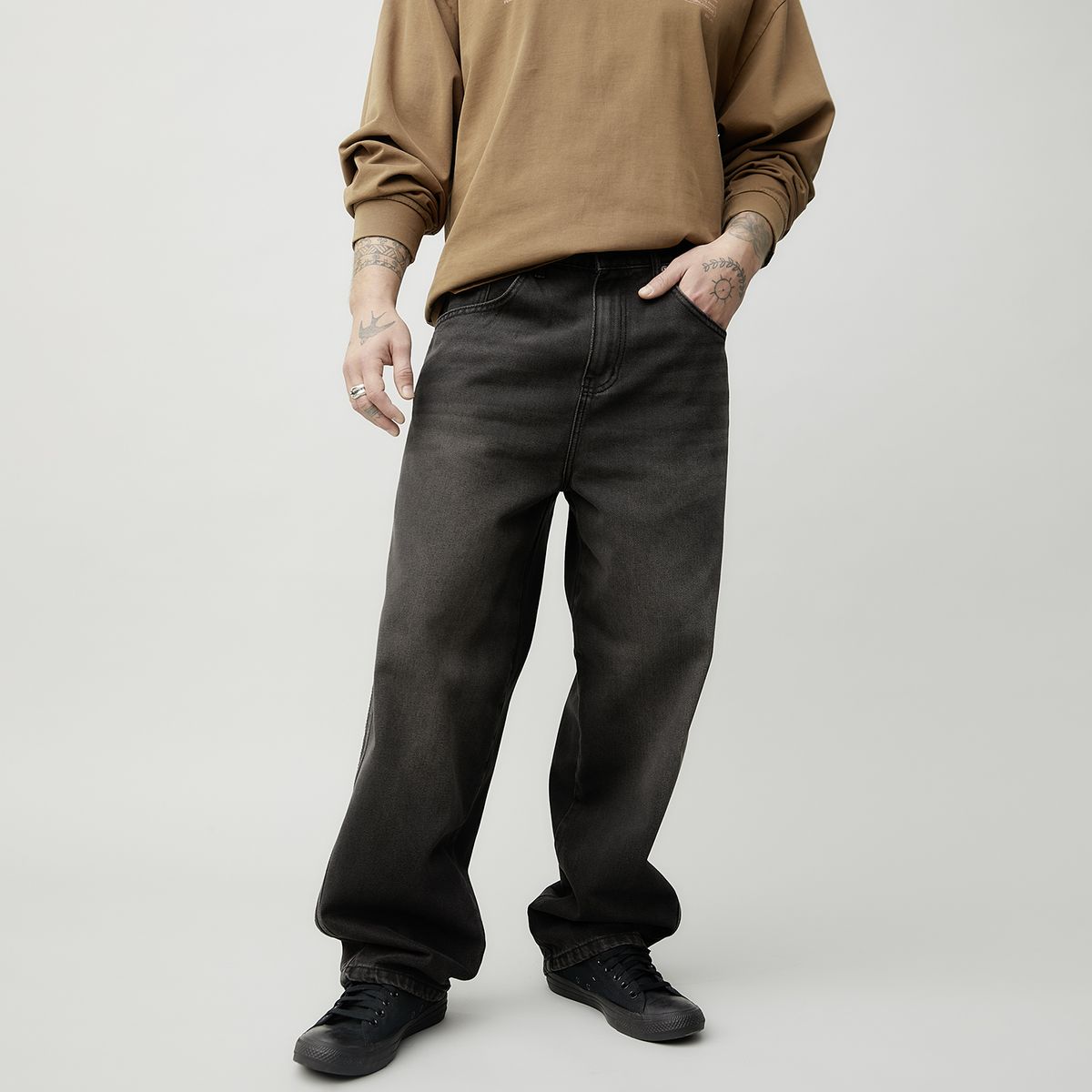 AMERICANINO - Jeans  Baggy Algodón Hombre Americanino