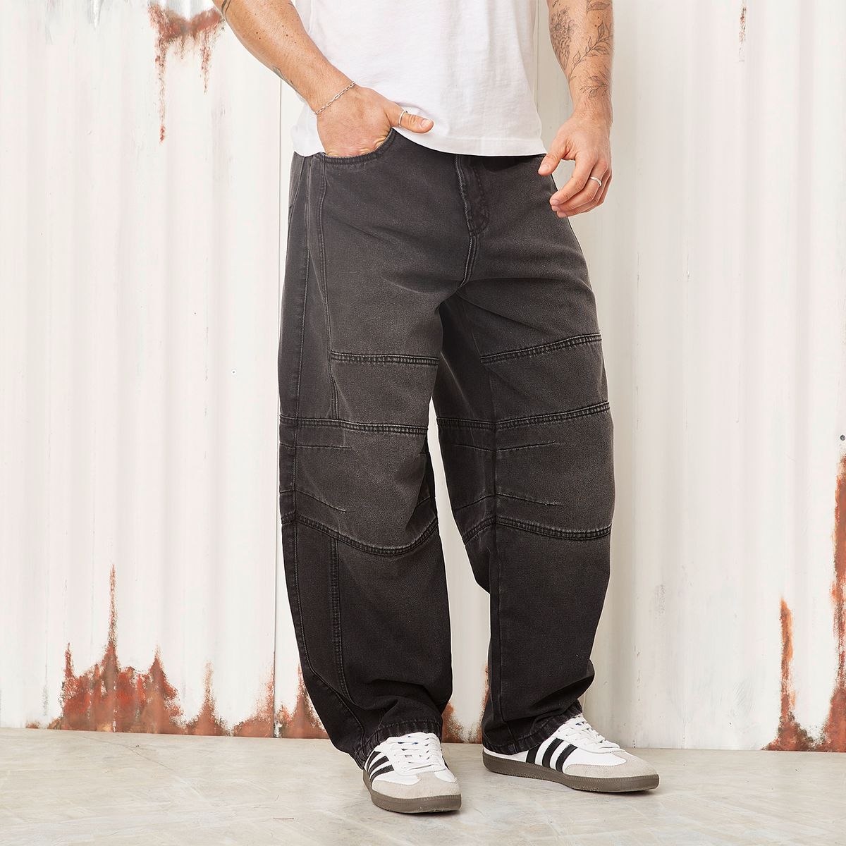 AMERICANINO - Jeans Baggy Algodón Hombre Americanino