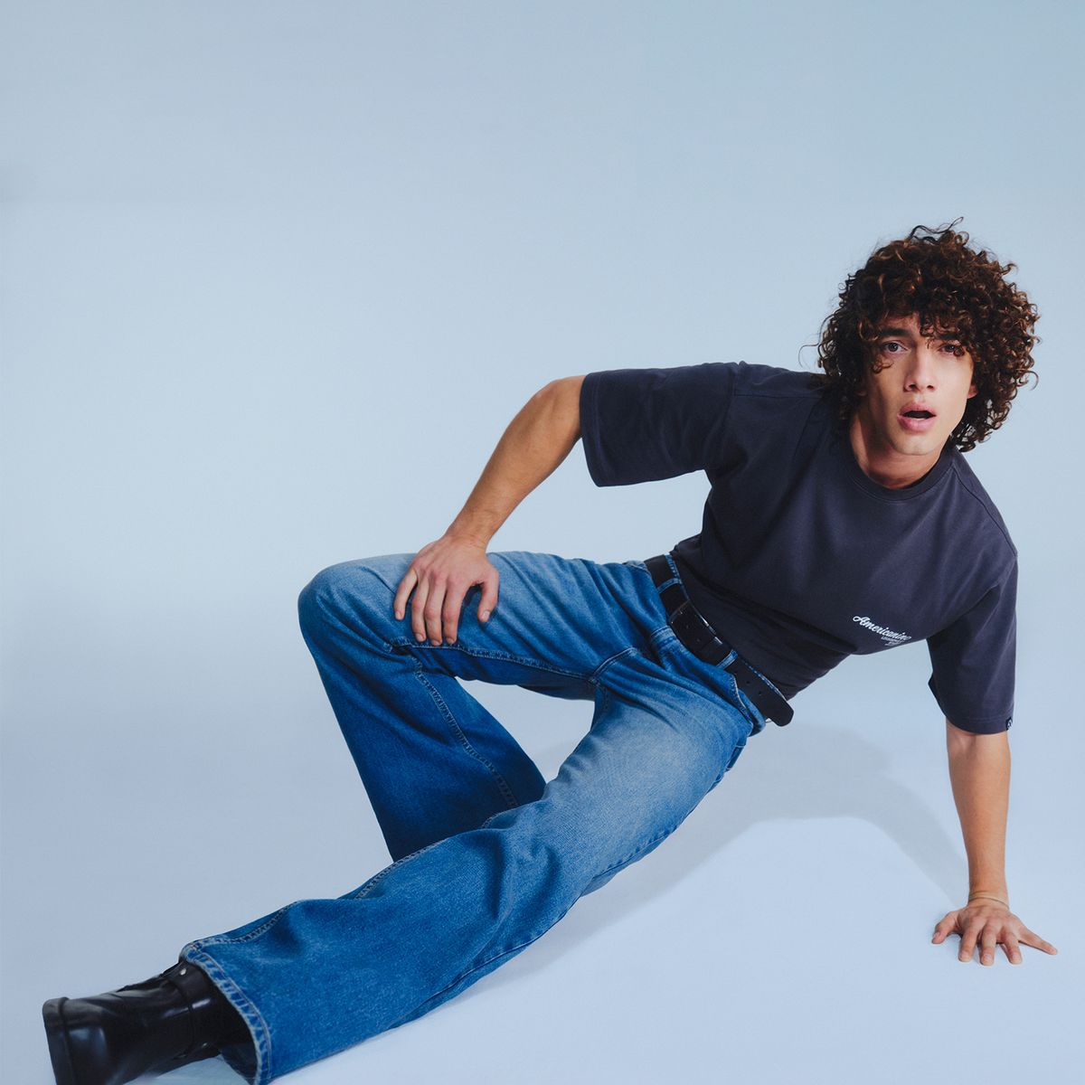 AMERICANINO - Jeans Flare Baggy Hombre Americanino