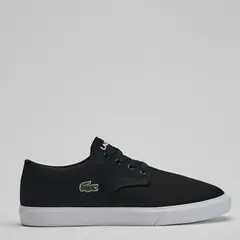 LACOSTE - Court Zapatilla Urbana Hombre Negro