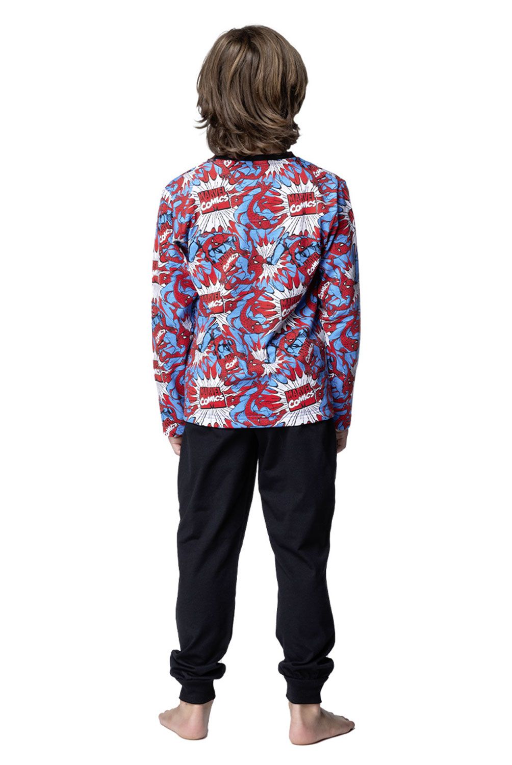 TOP - Pijama Largo Niño Invierno Algodón Marvel Top