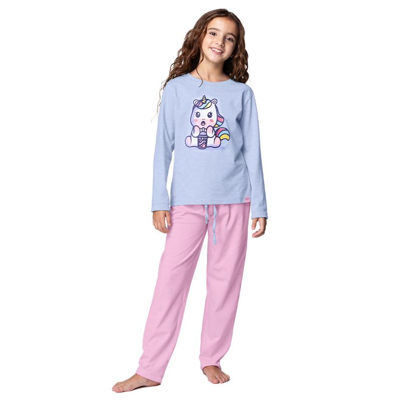 TOP - Pijama Largo Algodón Niña Top