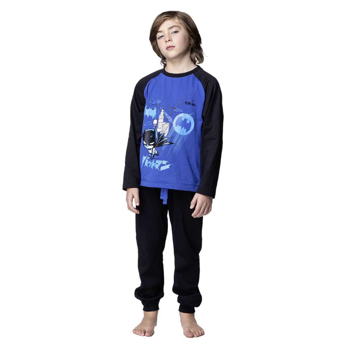 TOP - Pijama Largo Niño Invierno Algodón Dc Top
