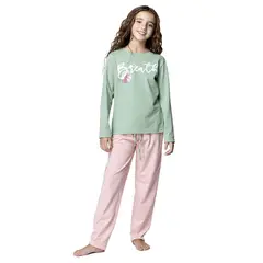 TOP - Pijama Largo Niña Algodón