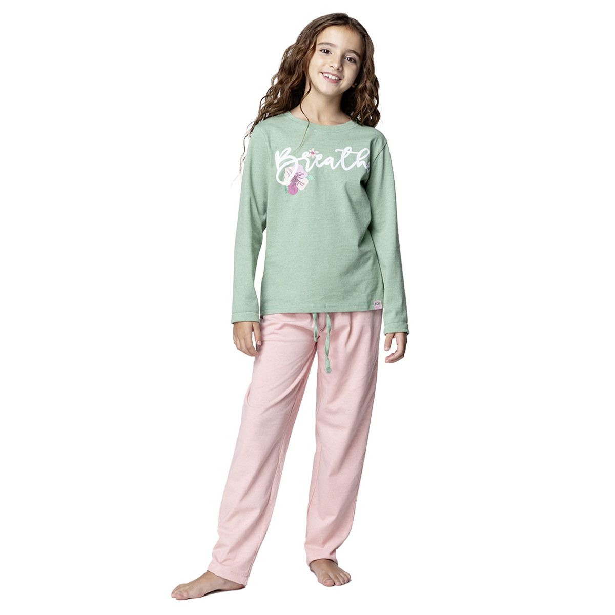 TOP - Pijama Largo Niña Algodón Top