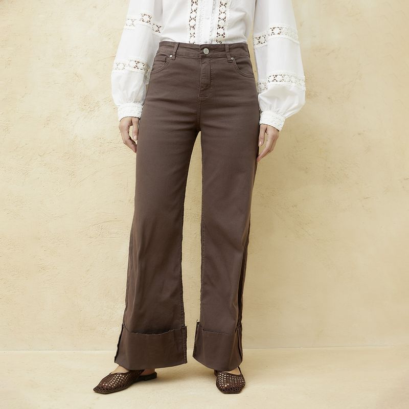 BASEMENT - Jeans Wide Leg Mujer Basement