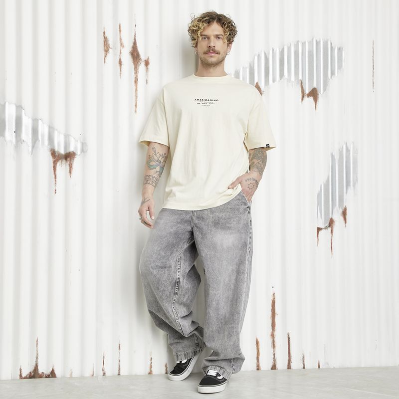 AMERICANINO - Jeans Relax Skater Americanino Hombre Algodón