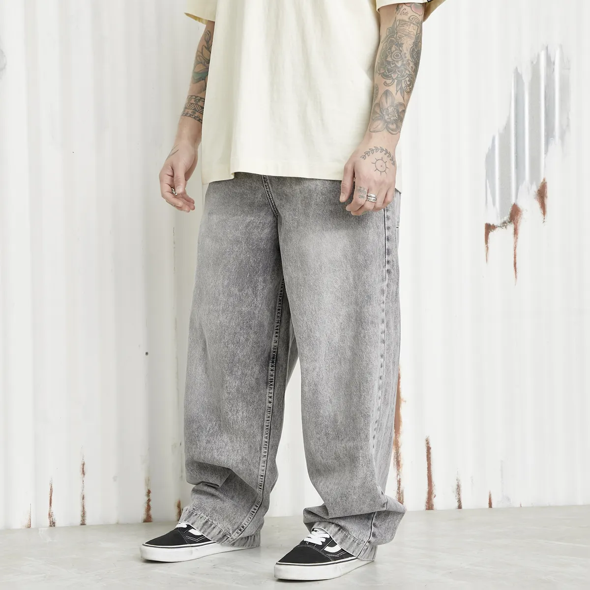 AMERICANINO - Jeans Fit Baggy Hombre Americanino