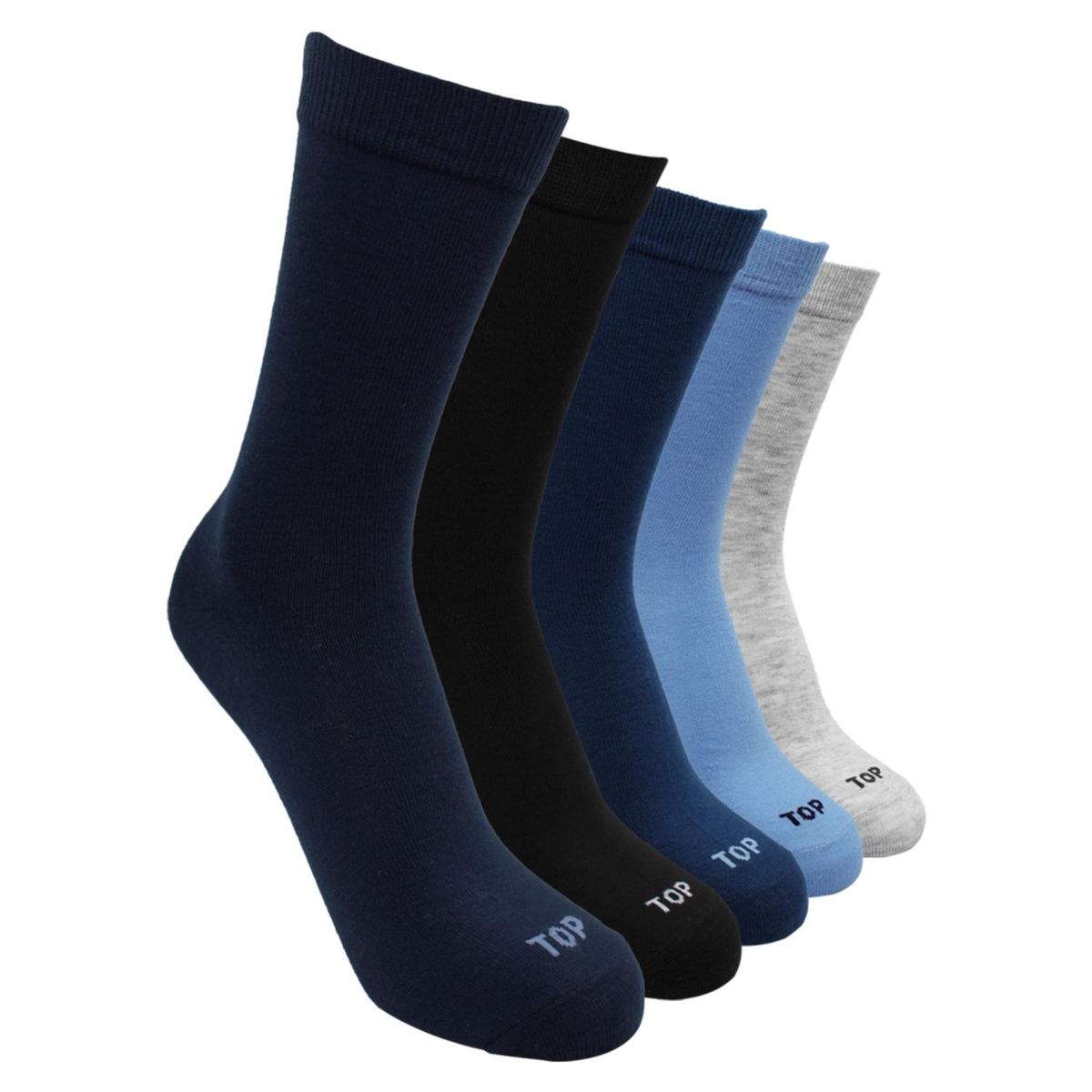 TOP - Pack 5 Calcetines Algodón Niño Top Talla 25-30