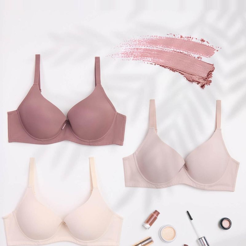 INTIME - Pack De 3 Sostenes Copa C Mujer Intime