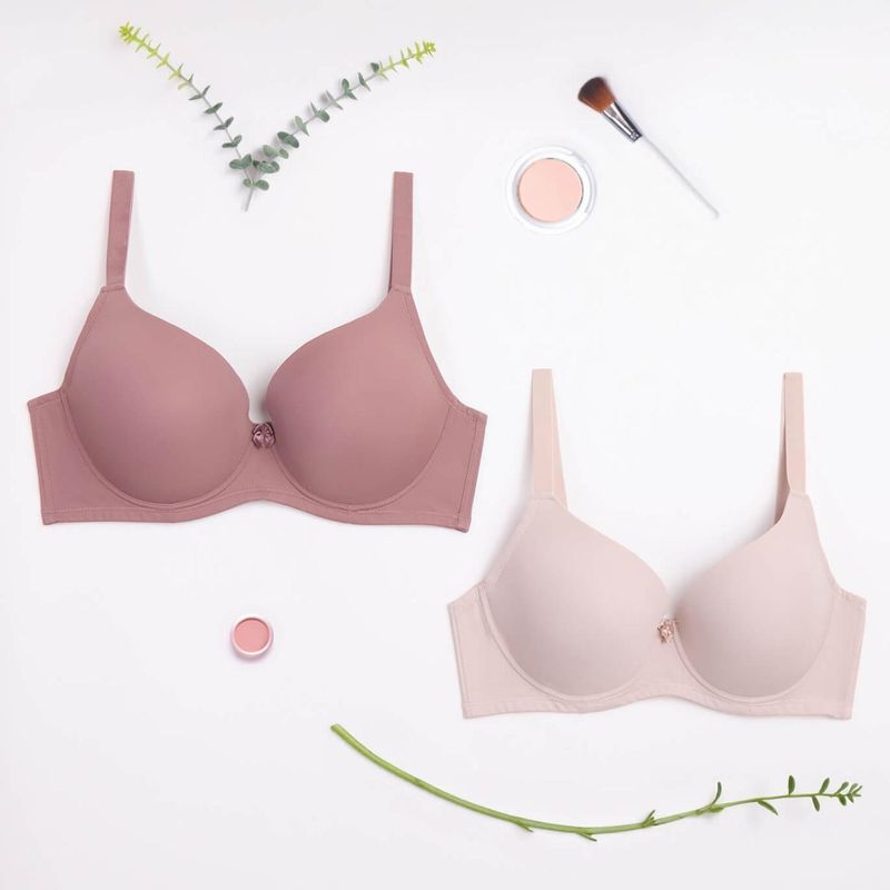 INTIME - Pack De 2 Sostenes Copa D Mujer Intime
