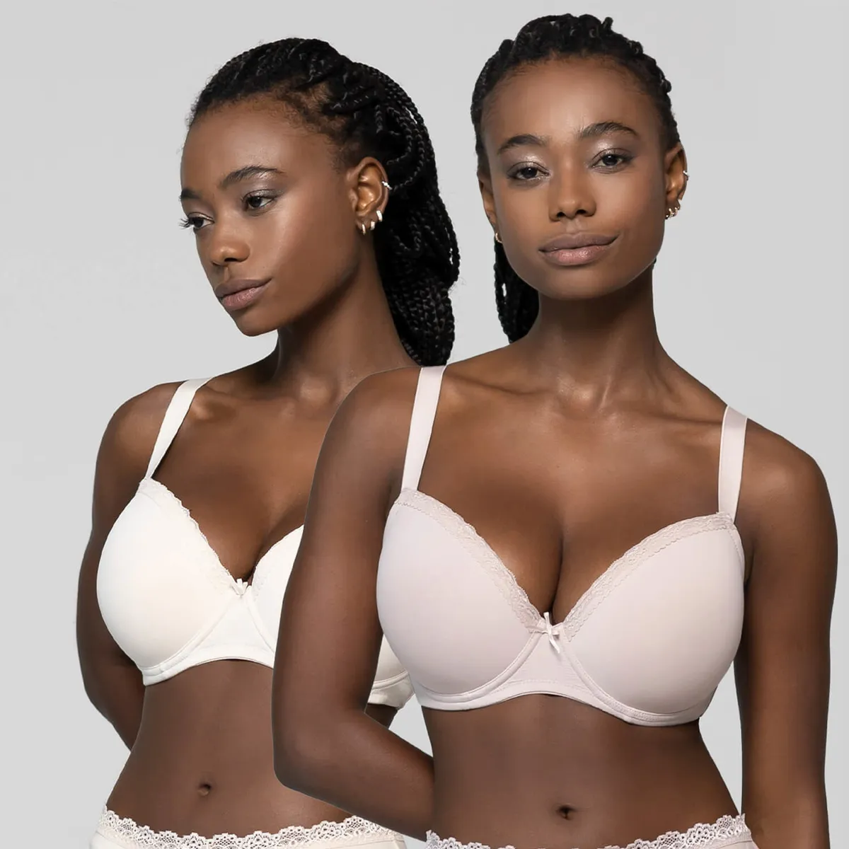 INTIME - Pack De 2 Sostenes Copa D Mujer Intime