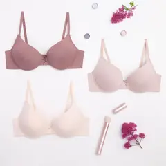 INTIME - Pack De 3 Sostenes Copa B Mujer
