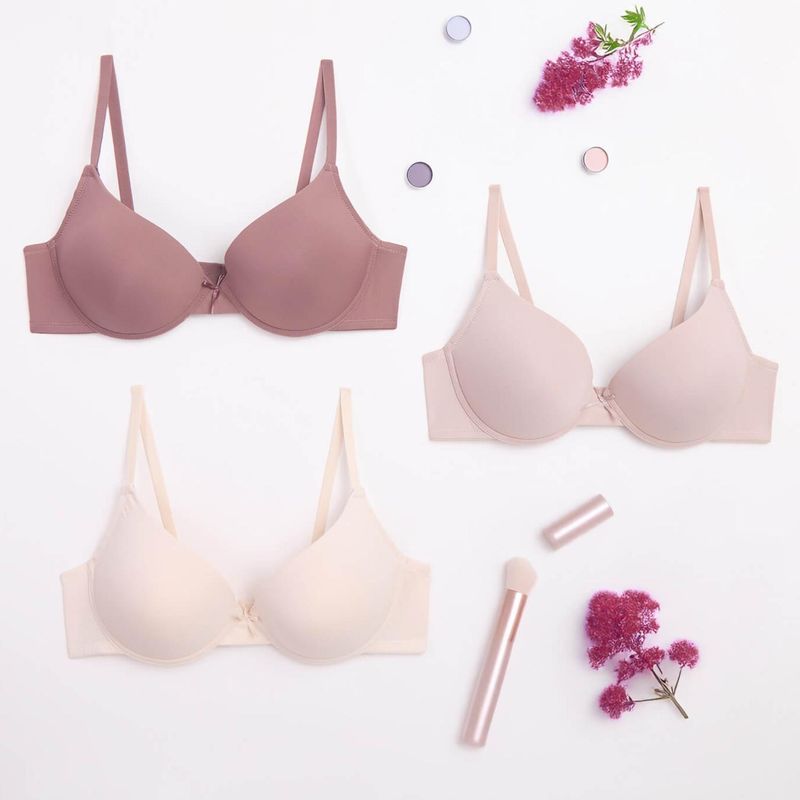 INTIME - Pack De 3 Sostenes Copa B Mujer Intime