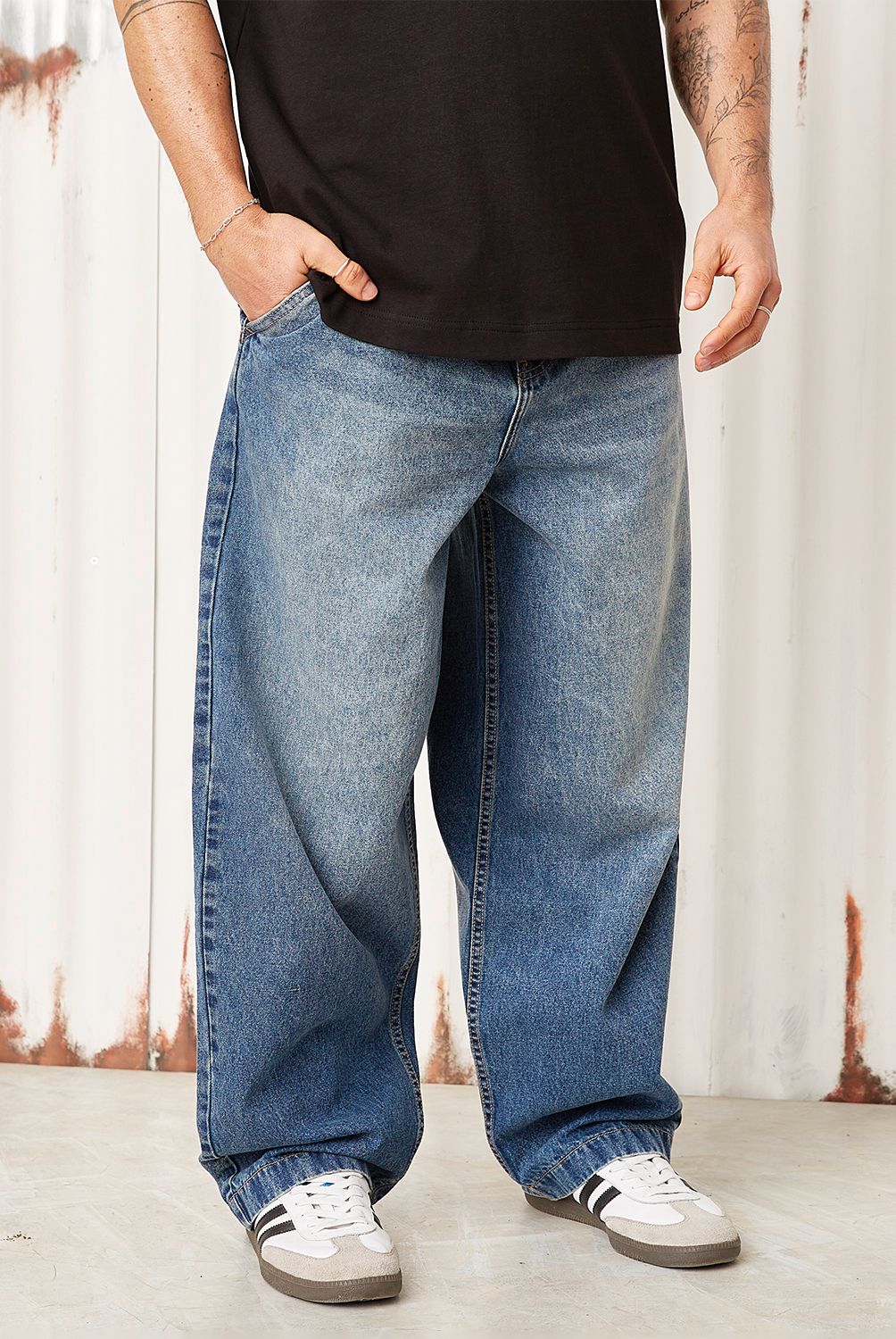 AMERICANINO - Jeans Relax Skater Americanino Hombre Algodón