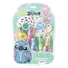 GELATTI - 3 Esmaltes + 2 Gloss + Stickers Blister, Stitch 12X1