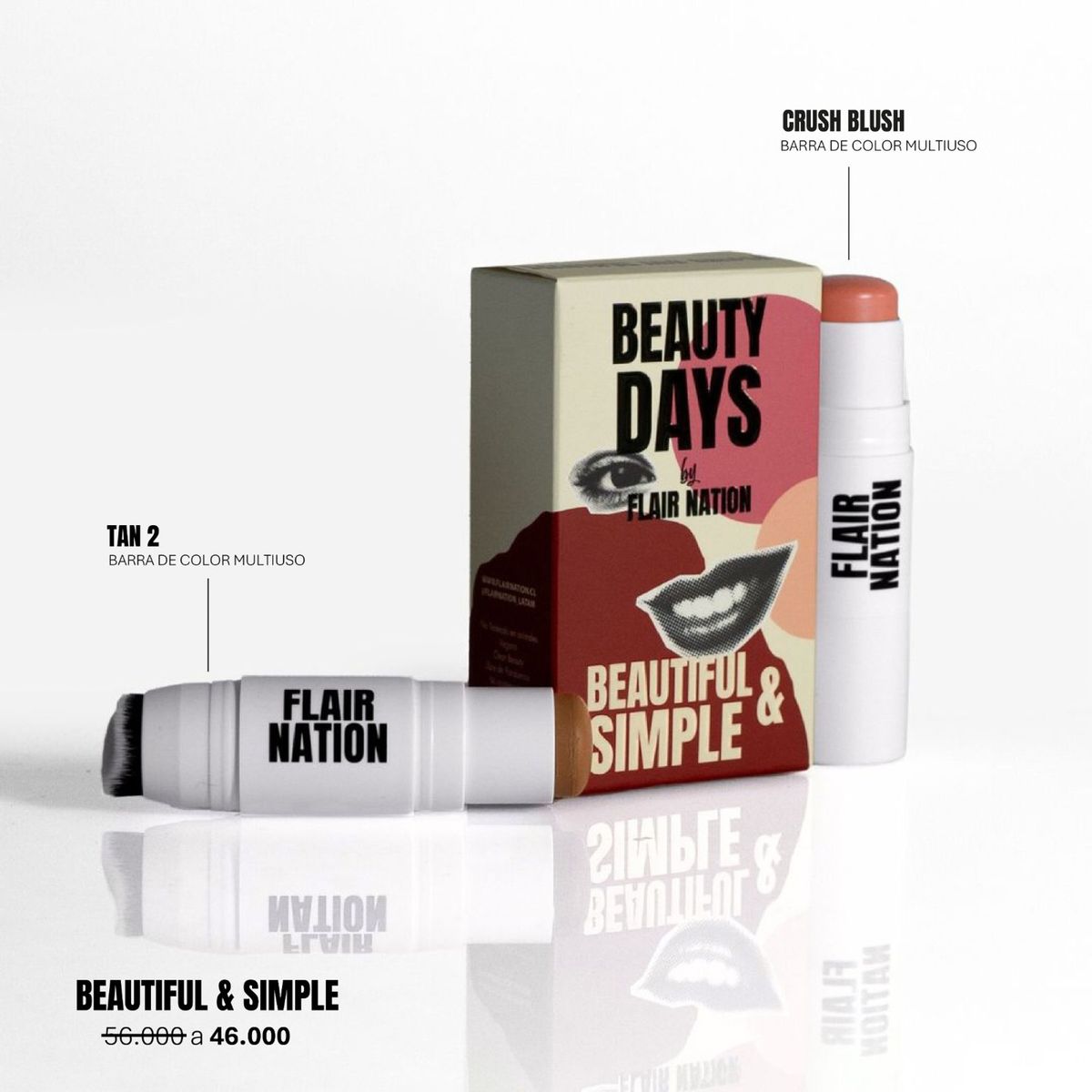 FLAIR NATION - Set Contorno + Rubor Flair Nation