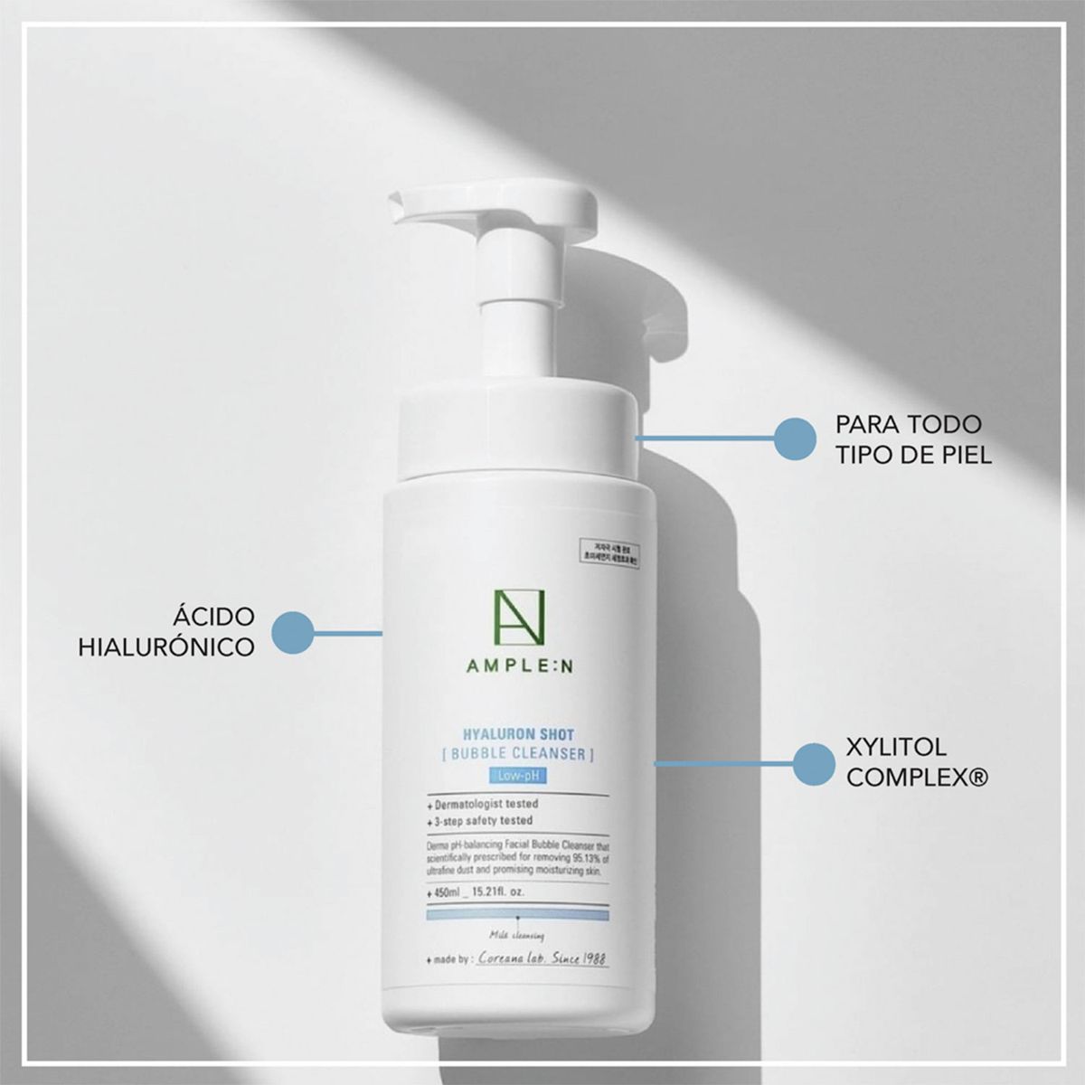 AMPLEN - Limp Facial Espumoso Ah 450Ml
