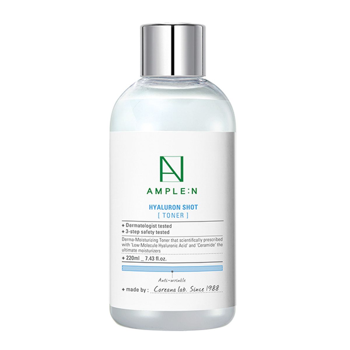AMPLEN - Tónico Facial Hidratante Ácido Hialurónico 220 Ml Amplen