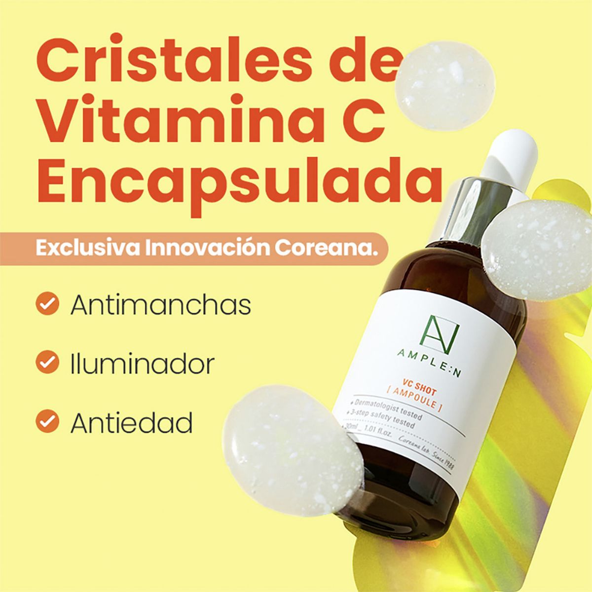 AMPLEN - Sérum Antimanchas Vitamina C Pura 30 Ml Amplen