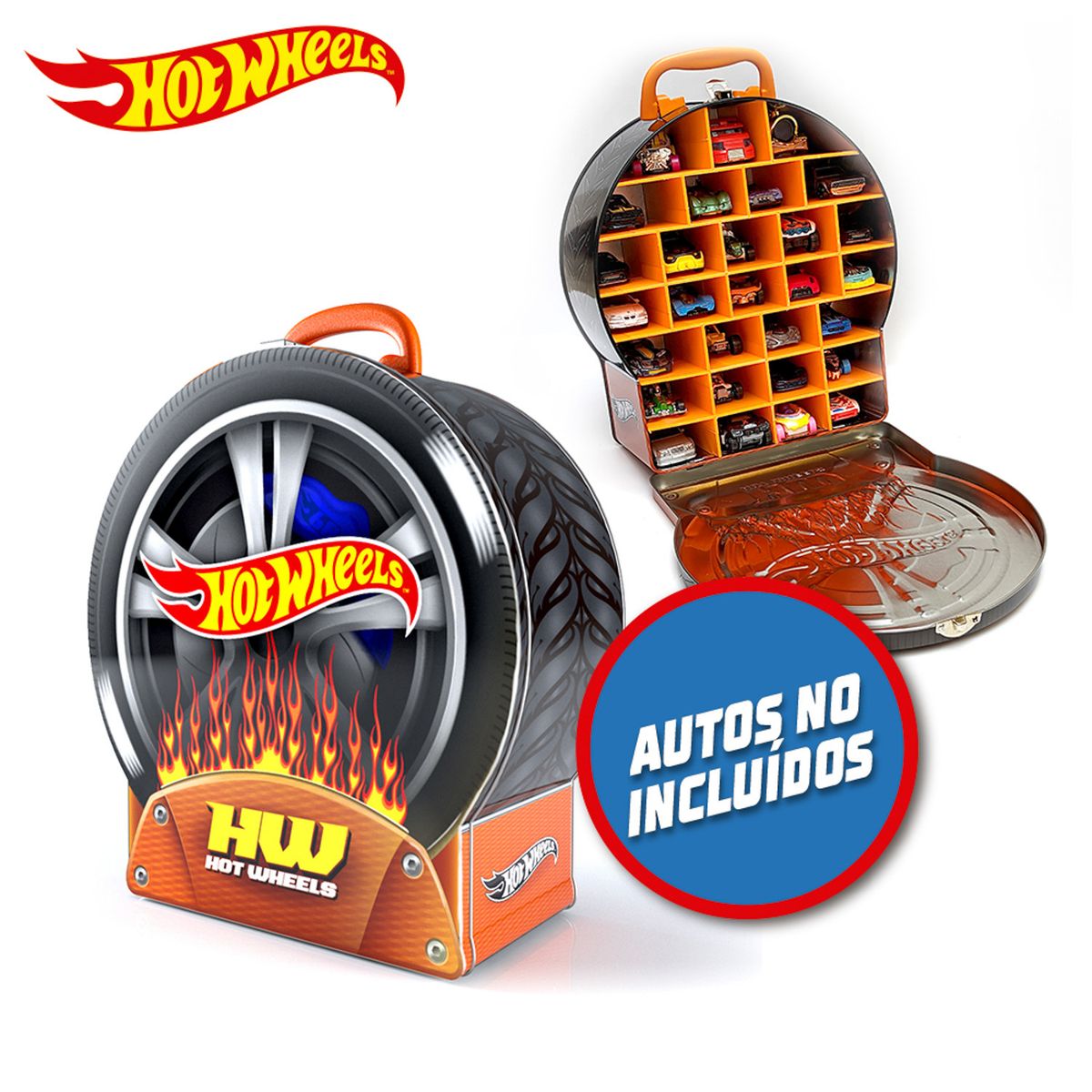 HOT WHEELS - Rueda Guarda Autos Fire Wheel Garage Hot Wheels