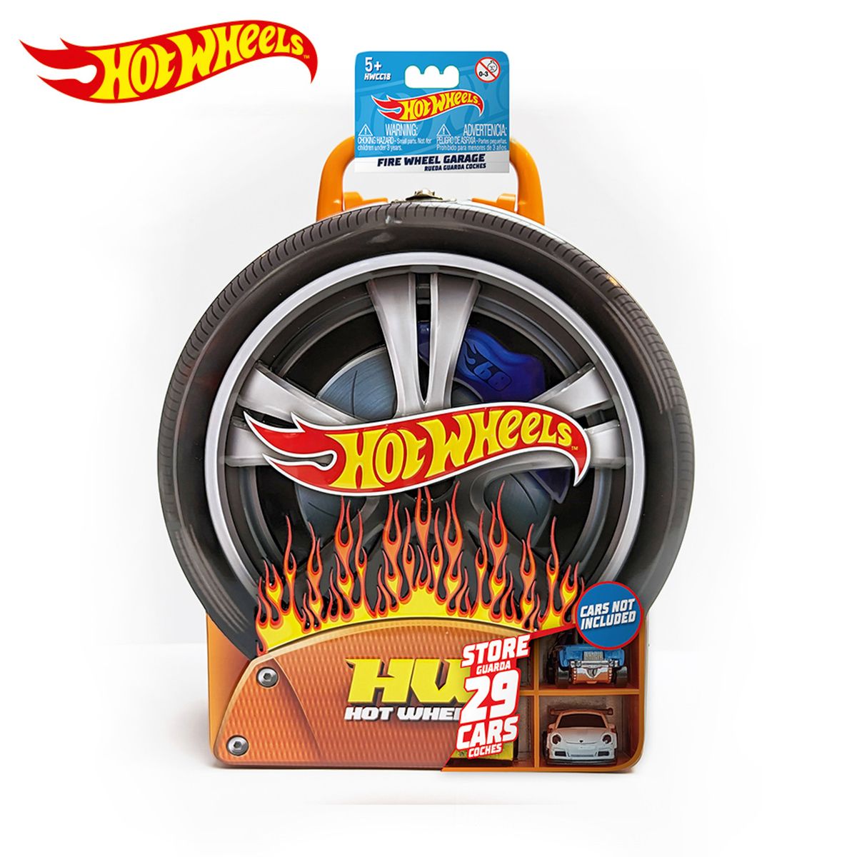 HOT WHEELS - Rueda Guarda Autos Fire Wheel Garage Hot Wheels