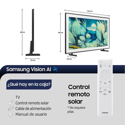 Imagen 2 del producto 50"" The Frame LS03F QLED 4K Art Mode Vision AI Smart TV (2025)