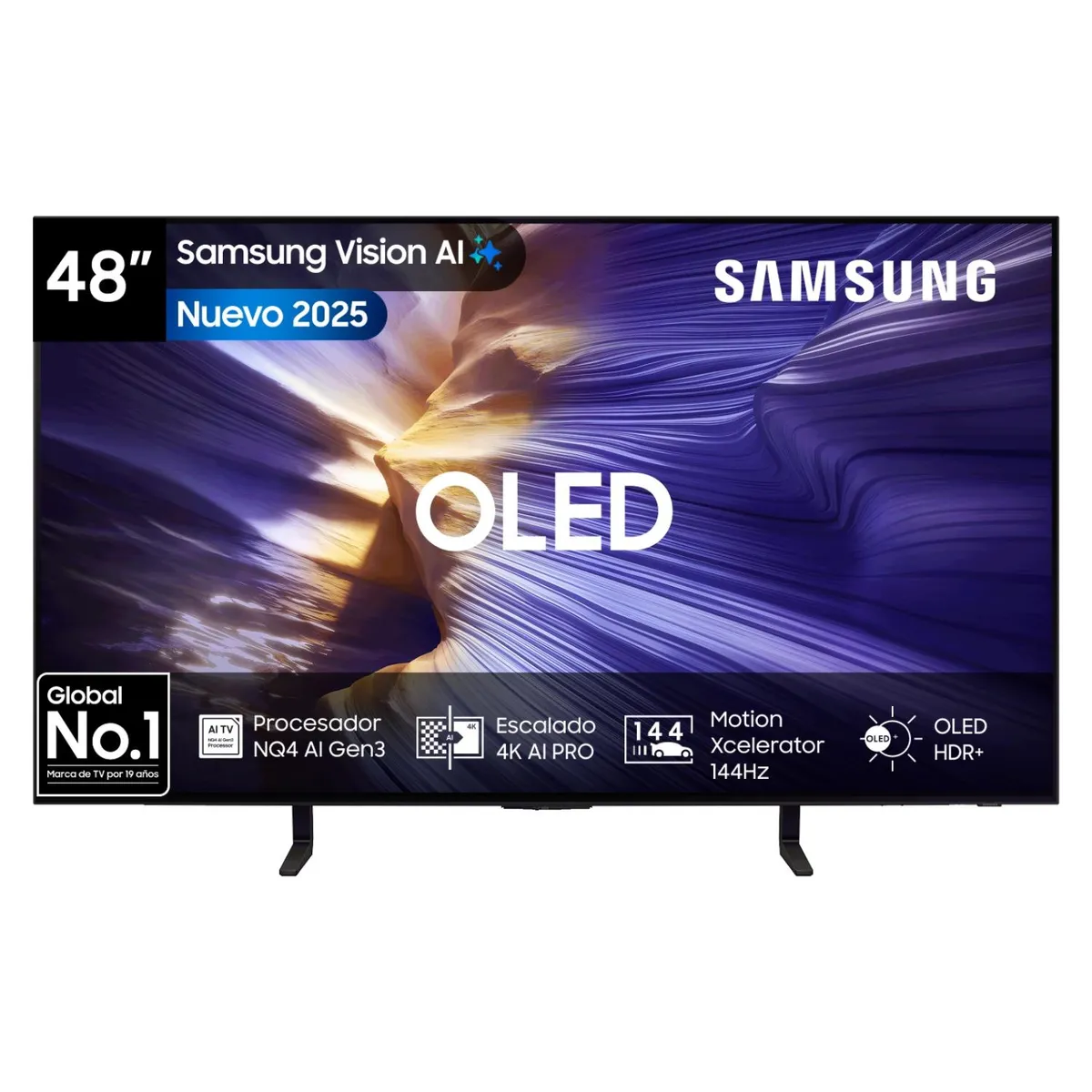 SAMSUNG - Smart TV 48" OLED S90F 4K Vision AI (2025) Samsung