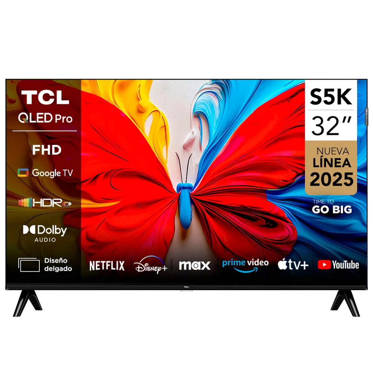 TCL - Smart TV QLED 32" FHD - Google TV