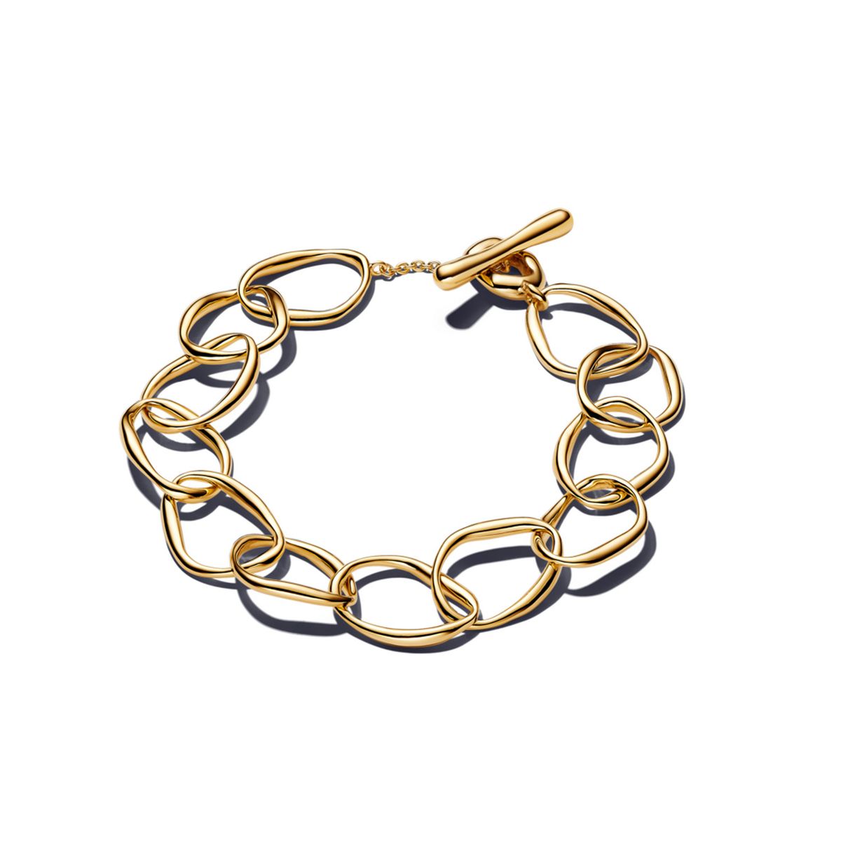 PANDORA - Brazalete Eslabones Forma Organica Mujer Pandora