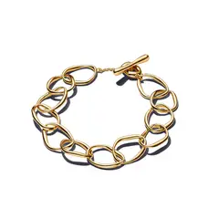 PANDORA - Brazalete Eslabones Forma Organica Mujer