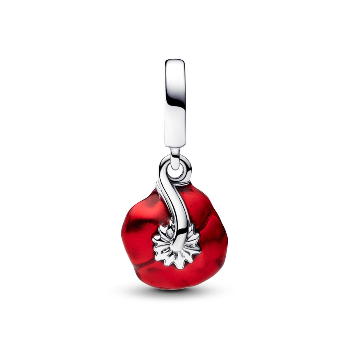 PANDORA - Charm Colgante Flor Roja Mujer Pandora