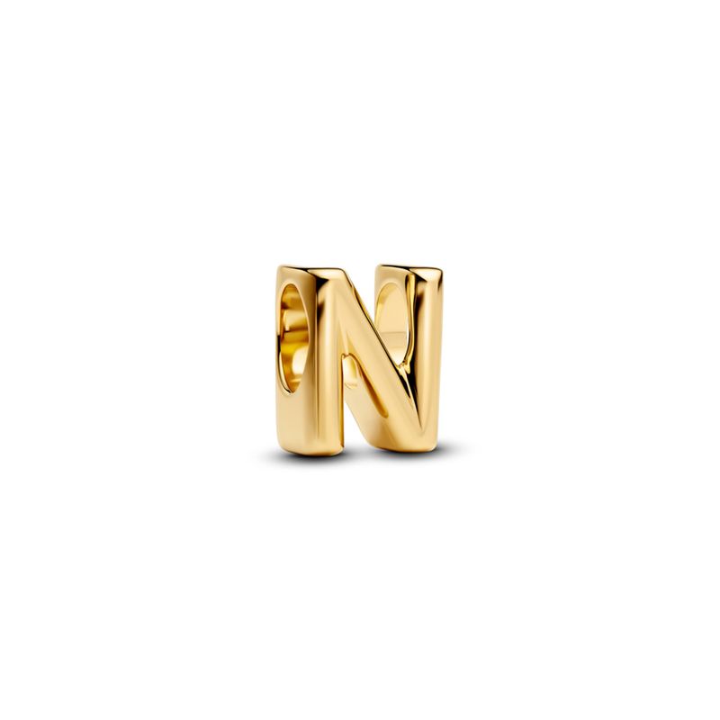 PANDORA - Charm Alfabeto Letra N Mujer Pandora