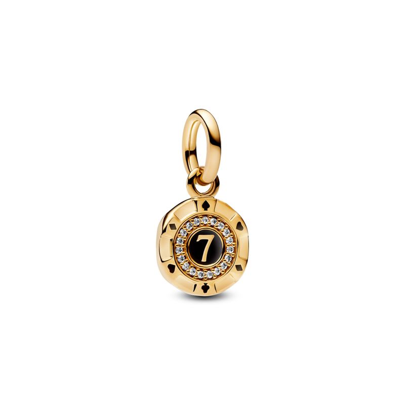 PANDORA - Charm Colgante Ficha de Suerte Mujer Pandora