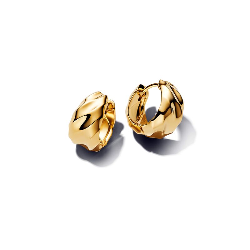 PANDORA - Aretes de Aro Ondas Mujer Pandora