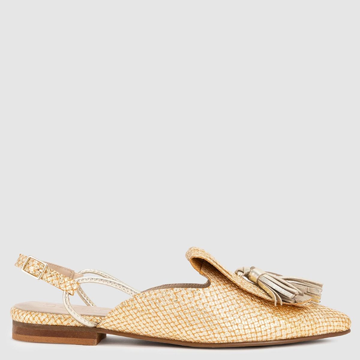 DANSI - Zapato Casual Mujer Cuero Beige Dansi