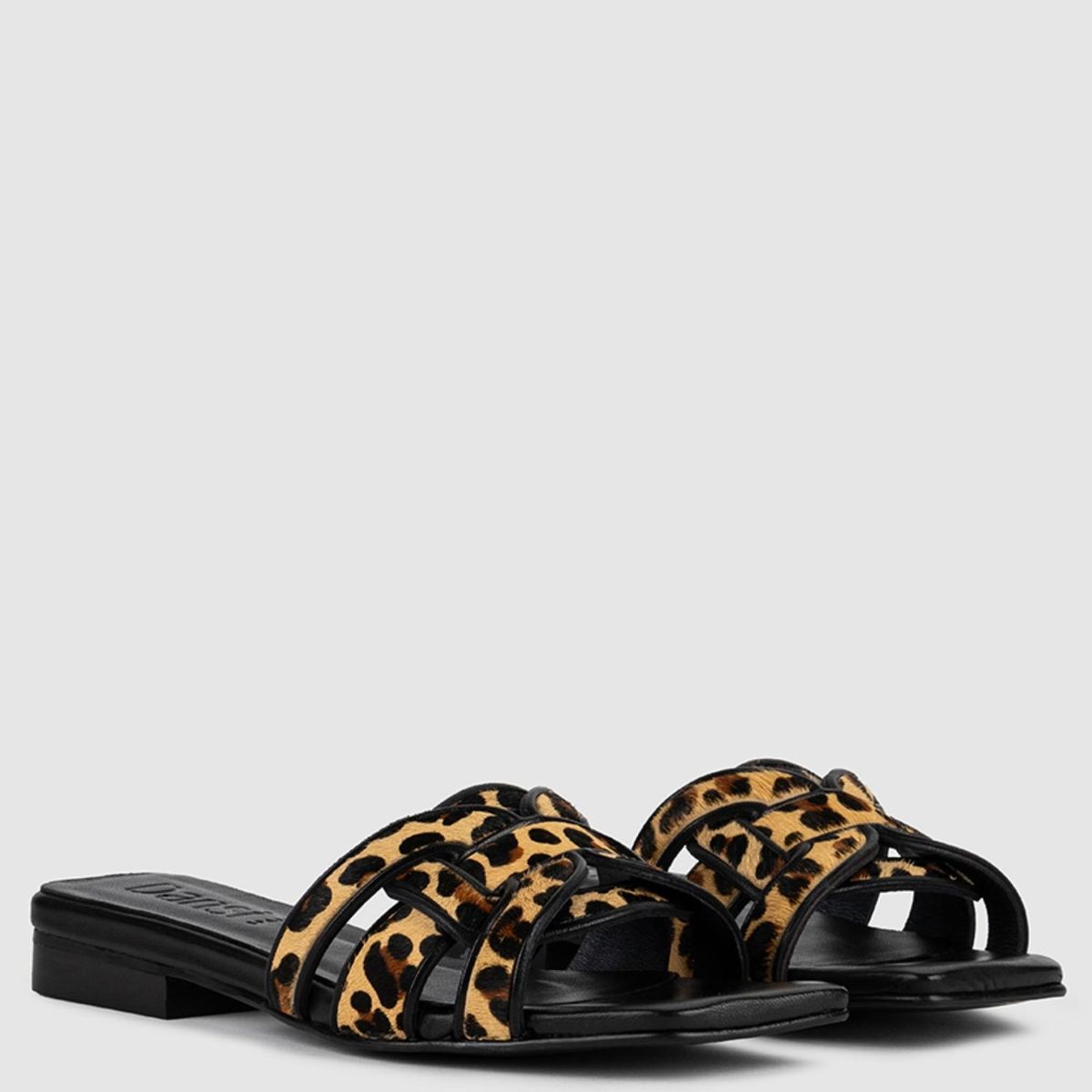DANSI - Sandalia Mujer Cuero Animal Print Dansi