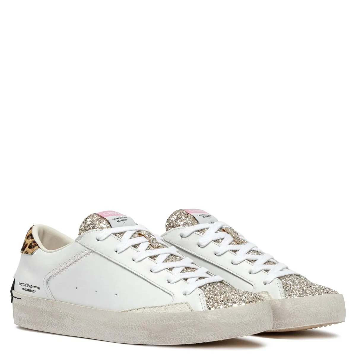 CRIME LONDON - Zapatilla Urbana Mujer Cuero Blanco Crime London