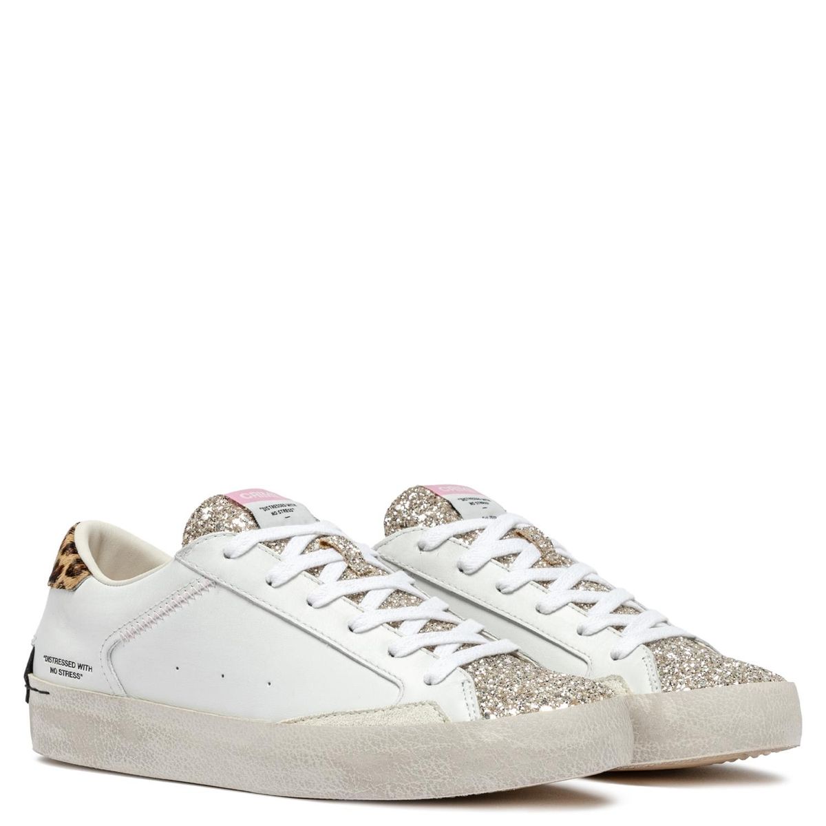 CRIME LONDON - Zapatilla Urbana Mujer Cuero Blanco Crime London
