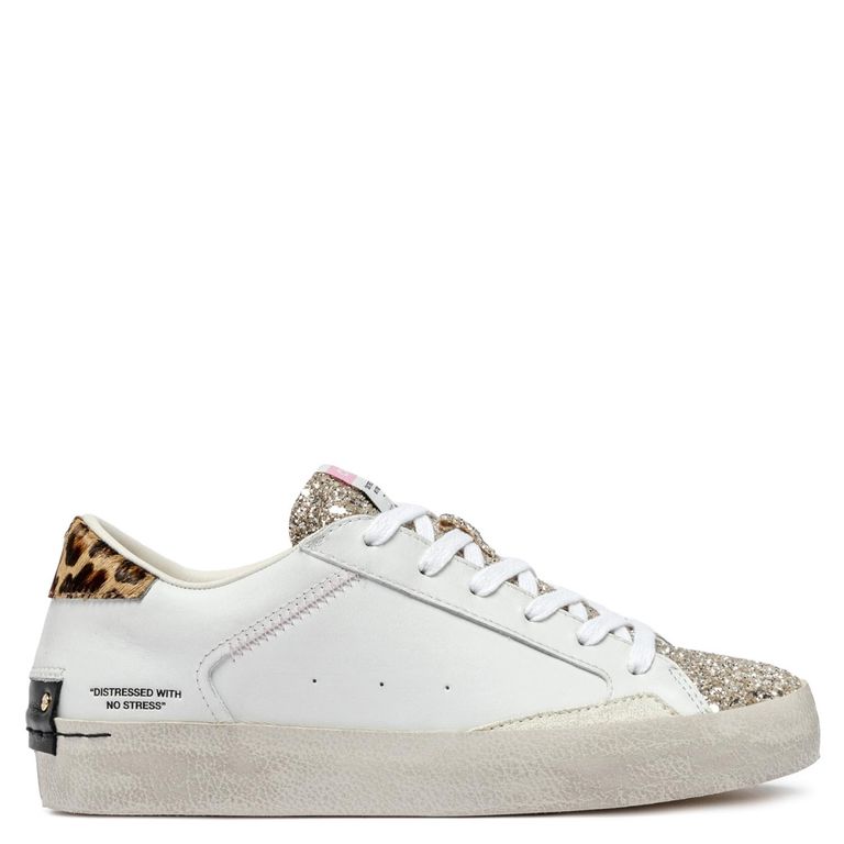 Zapatilla Urbana Mujer Cuero Blanco