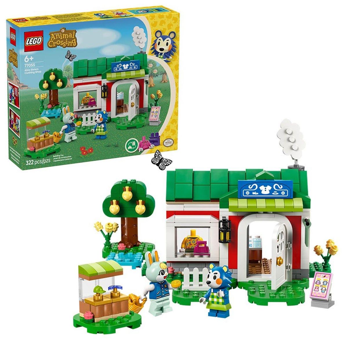 LEGO - Lego Animal Crossing: Tienda de ropa de las Hermanas Manitas
